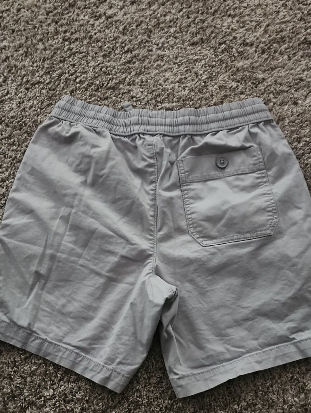 Sonoma Men's Light Gray Drawstring Shorts - Picture 3 of 3